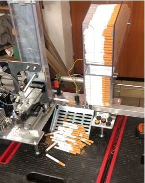 machine de fabrication de cigarettes pneumatique automatique
